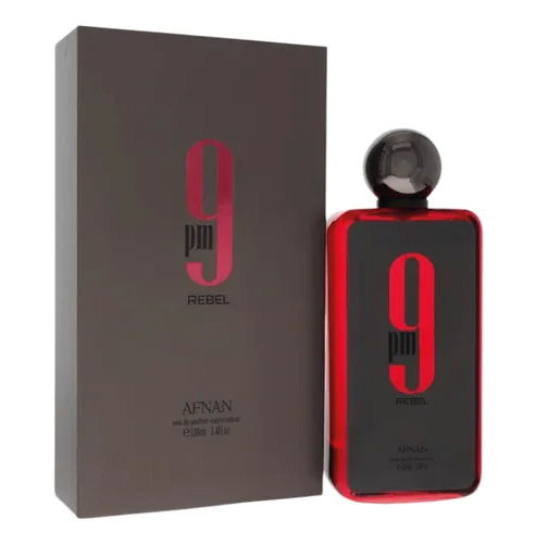 AFNAN 9 PM REBEL EDP X 100 ML.